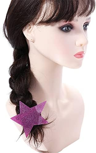 Bybycd Star Clip za kosu Irregalarna zvijezda opruga za kosu nošenje kose