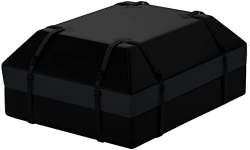 Krovna torba Kishi | 600D Car Rooftop torba za prijevoz tereta Vodootporna - 15 CF krovna torba za teretni nosač pogodna za sve vozilo