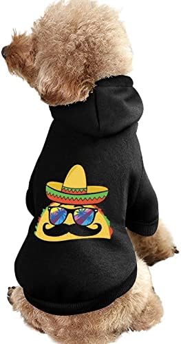 Taco Slatki meksički pas i mačji kostimi slatki kućni ljubimci sa šeširom slatka odjeća