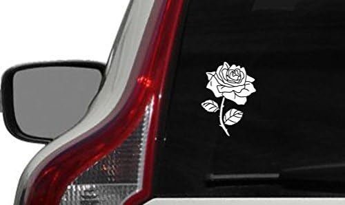 Cvjetna ruža Verzija 6 Naljepnica od branika od vinilnog naljepnice za auto automobile za auto automobile kamioni Windshield Custom