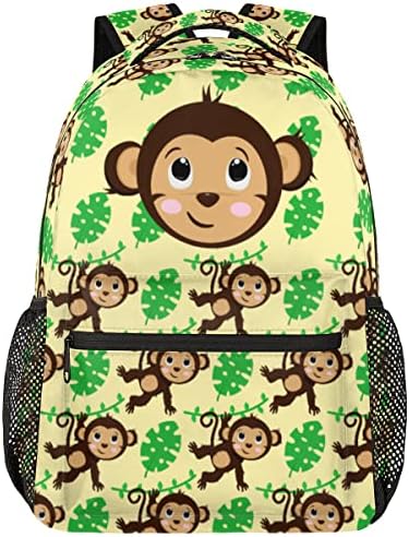 CFPolarni ruksak za dječake, tropski dlan napušta dječje školske ruksake Laptop ruksak otporan na vodu, ležerno planinarenje kampiranje