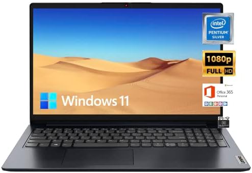 Lenovo IdeaPad 2023 vodeći 15.6 fhd 1080p Laptop sa ekranom, četvorojezgarni Intel Pentium Silver N6000, 36GB RAM-a, 2TB SSD , WiFi