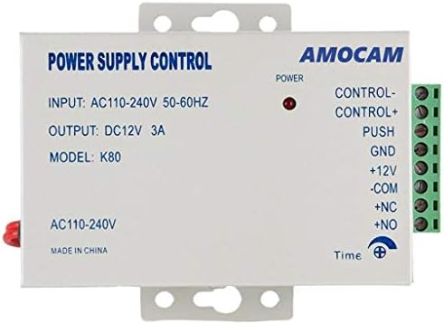 AMOCAM sistem kontrole pristupa vratima, Tastatura sa lozinkom + električna Brava + kontrola napajanja + dugme za izlaz na vratima