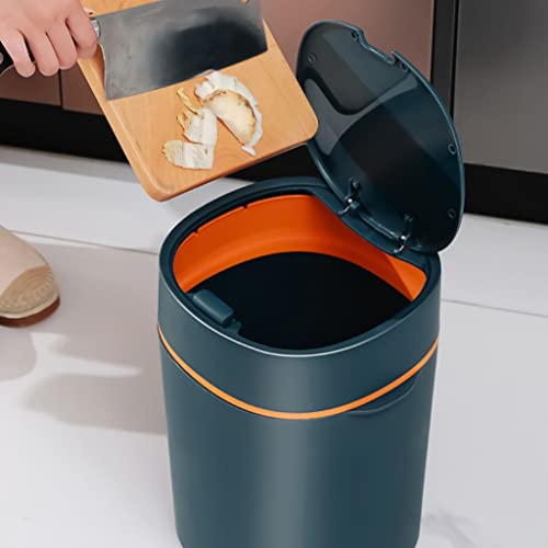 Kanta za smeće može pritisnuti kantu s poklopcem, kreativni luksuzni kuhinjski plastični papir za papir za otpad Kućni ured dnevni boravak Kupatilo smeće Može otpasti