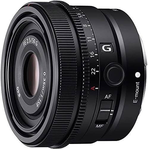 Sony Sel50F25G FE 50mm F2.5 G Puni okvir Ultra Compact Prime G objektiv za e-mount paket sa Lexar Professional 633x 64GB UHS-1 klase 10 SDXC memorijske kartice