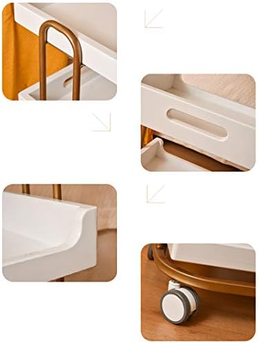 3-slojna kozmetička sala kolica za valjanje komunalna ostava,jednostavna sklop, za kuhinju, kancelariju, spavaću sobu, medicinsku
