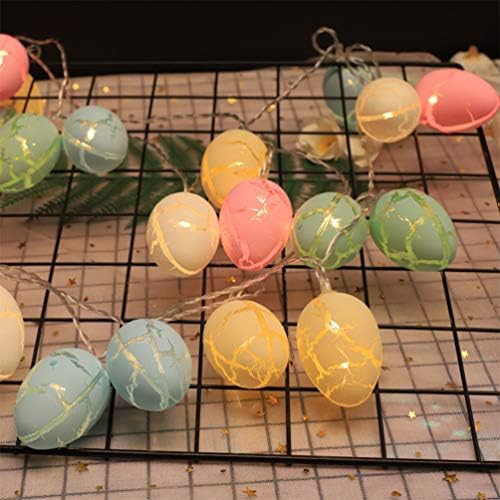 Aboofan Easter Egg Lights Lamp Mini Egg Ornament viseći Privezak za uskršnje festivalske zabave Favor torba Filler Home dekoracije