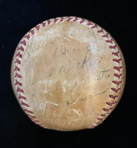 1939. Montreal Royals Internat'l ligaška liga potpisana bejzbol 18 Sigs W / Grimes JSA - autogramirani bejzbol