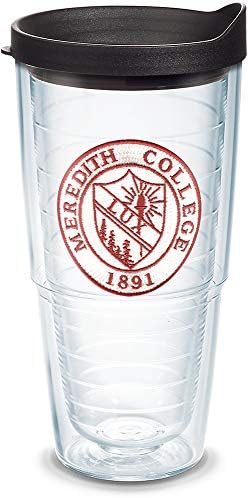 Tervis Meredith College osveti anđeli izrađeni u SAD-u dvostruki zidov izolirani tulirani tulirani, 24oz, kružni logo