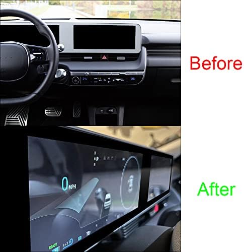 Bestevmod za IONIQ5 ekran zaslon zaštitnika zaslona, ​​navigacijski ekran osetljiv na dodir Brezel kompatibilan sa Hyundai Ioniq 5