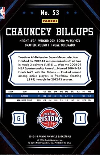 2013-14 Panini Pinnacle # 53 Chauncey Billups Detroit Pistons