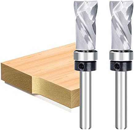 Bušilica za bušenje rutera 1/4 SHANK FLUSH TRIM ruter Bit Glodanje drva Glodanje za drvo UP & down Carbide End Mill za alat za obradu