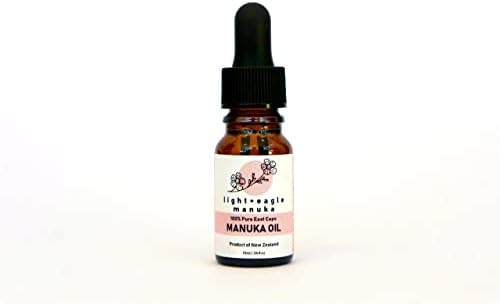 Light + Eagle Pure Manuka ulje - Snažno liječenje kože za ljekovito ulje za upotrebu u njegu kože, kose i noktiju, na mrljama, osip, grickanje grešaka i sportašnih i zadruga i udruženja