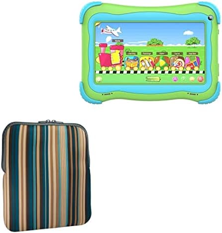 Boxwave Case kompatibilan sa UjoyFeel Android ChildE Tablet Kids706 - Chic Touch, Retro 70's Design Neoprene klizni rukav za Ujoyfeel