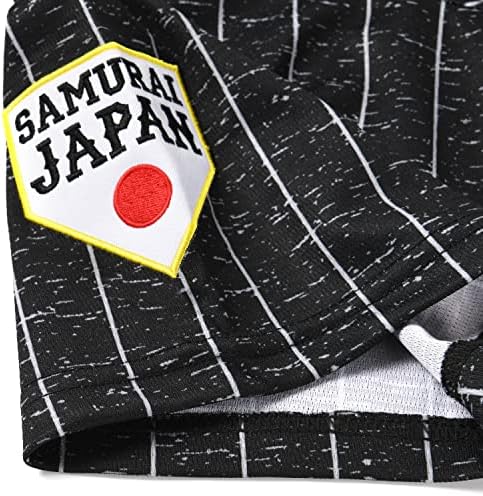 Komsou muške 16 ohtani kratki rukovi Japan bejzbol dresovi Black Stitched S-XXL
