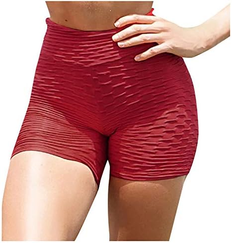 Ženski hip struk Stretch Trčanje fitness joga kratke hlače hlače Tummy Controlch plijen za plijen za čišćenje guzica