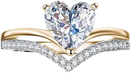 Pravi prsten za žene Moja lijepa kćer prsten ljubavi u obliku velikog Rhinestone prsten dijamant ljubavi prsten elegantan
