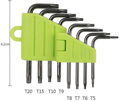 Mali Torx set odvijača sa T5 T6 T7 T8 T9 T10 T15 T20 bitovima sigurnosnih upravljačkih programa za MacBook / Xbox one / Xbox / kontroler