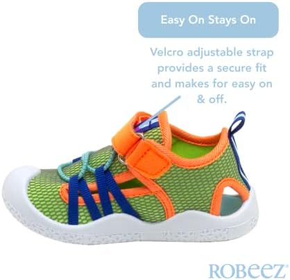 Robeez Kids vodene cipele Dječaci i djevojke otporne na neoprenske aqua cipele za ljeto, plaža, bazen - novorođenčad / dijete, 12