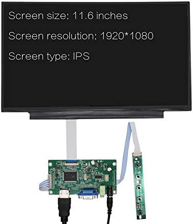 11.6 inčni IPS ekran LCD monitor Upravljačka ploča upravljačkog programa VGA HDMI Audio za Raspberry Banana Pi sekundarni ekran računara