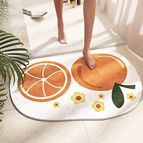 Iinppur narandžasti tepisi za kupatilo u obliku cvijeta kupaonski tepisi za djecu Luksuzni Neklizajući originalni višenamjenski ćilim