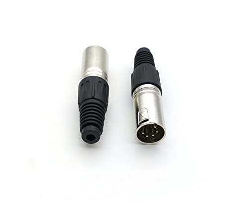 Zumled 25pcs 5 PIN XLR muški konektor za lemljenje kompatibilan sa mikrofonskim kablom