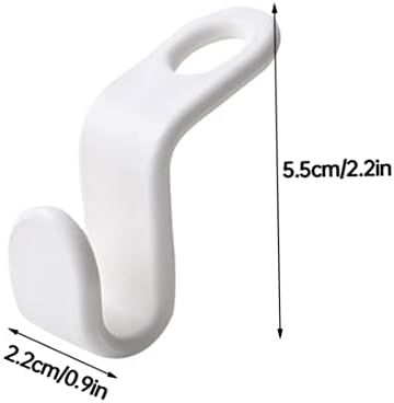 Vješalice za odjeću za vješalice Hunder Hanger Connector Hooks Spasing Spasing Hawper Clips za ormar za ormar 12pcs