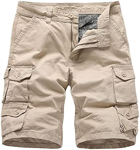 Kingaoggo Plus Veličina Muške kratke hlače Ležerne prilike Kratki pantalonski zatvarač Ravne hlače Labavi labavi Ljetna veličina m