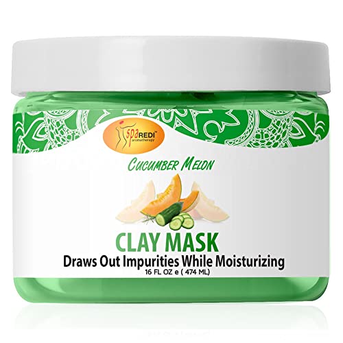SPA REDI-maska od gline, zeleni čaj 128 Oz-pedikir i dubinsko čišćenje organizma, čišćenje pora kože, detoksikacija i hidratacija - prirodna bentonit glina, natopljena aminokiselinama