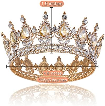 Princeze krune i tijare za djevojčice-Kristalna princeza kruna, rođendan, Matura, kostimirana zabava, krune kraljice vještački dijamant