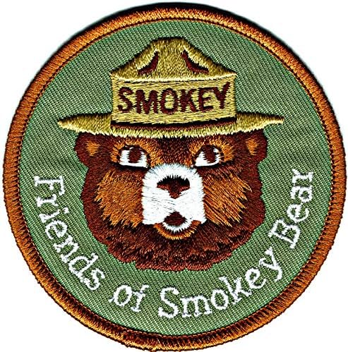 Moja nada FireFhighter Smokey nosi američku službu šuma vezena zakrpa
