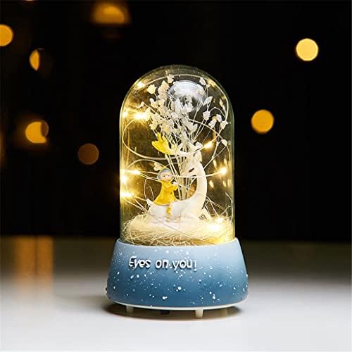 TFIIEXFL Crystal Ball LED glazbeni box Djevojka Birthday Poklon Početna Dekoracija Dječja princeza Djevojka Dancing Music Box Sky