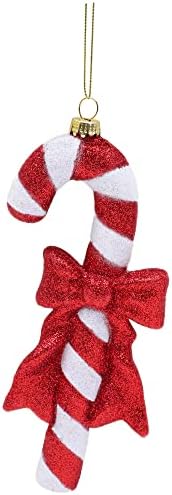 Toyland® 19cm Glittery crvena & amp; bijeli Candy Cane Božić Bauble – božićno drvo dekoracije