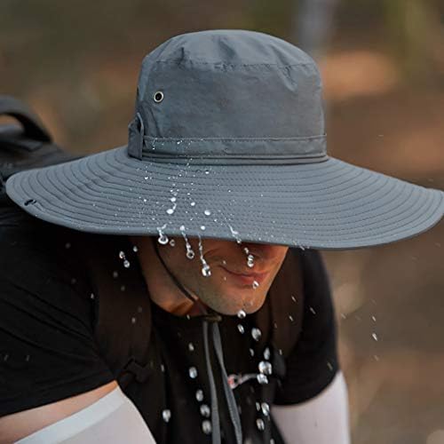 Modna muška sklopiva sunčana šešir vodootporni za zaštitu od sunca Ribar Cap Wide Birm Boonie šešir za ribolov planinarski vrt