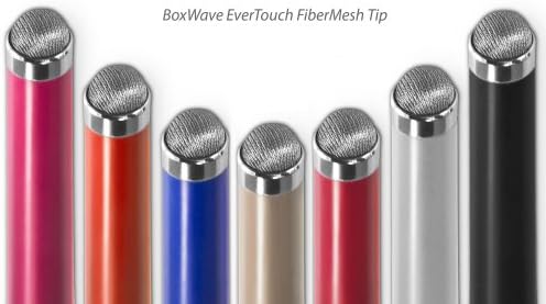 Boxwave Stylus olovka Kompatibilan je s časti 8S - Evertouch Capacitiv Stylus, vlaknasti vrh kapacitivne olovke za čast 8s - Jet crni