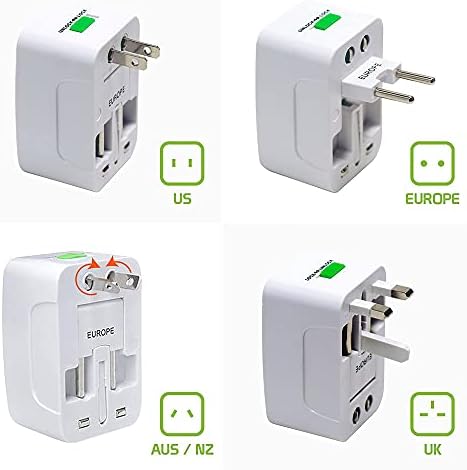 Worldwide Power adapter za Samsung Galaxy S22 ultra 5g je univerzalan za 90% putovanja između US / EU / CN / AUS / NZ / UK