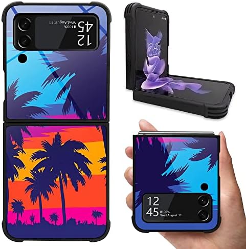 Samsung Galaxy Z Flip 3 5G Case,Butterflys Galaxy Z Flip 3 5G Case za žene djevojke, Shockproof Dropproof dizajn kućišta kompatibilan