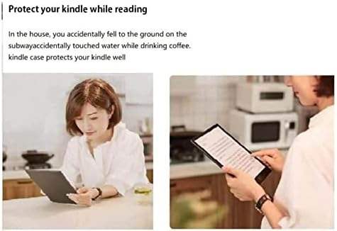 Kindle 6 2022 futrola za e-čitač, futrola za potpuno nove Kindle Paperwhite e-čitače 6, Ultra lagana tanka Zaštitna navlaka sa automatskim