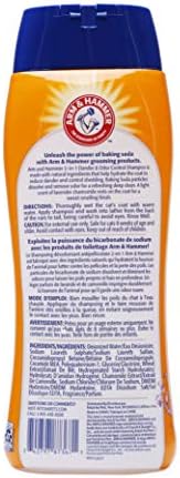 Ruka & Hammer 2-u-1 Dezodorirajući & amp; šampon za smanjenje peruti za mačke / sredstvo za uklanjanje peruti za mačke i mirisa za