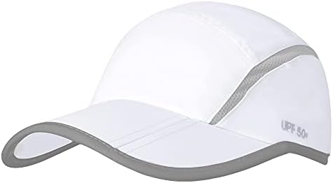 ELLEWIN Unisex bejzbol kapa UPF 50 nestrukturirani šešir sa sklopivom dugom velikom novčanicom