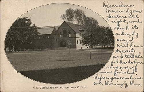 Rand Gimnazija za žene, Iowa College Grinnell ia originalna antička razglednica