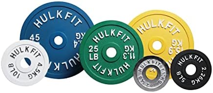 Hulkfit 2 kalibrirane čelične ploče za utege za utege-više boja