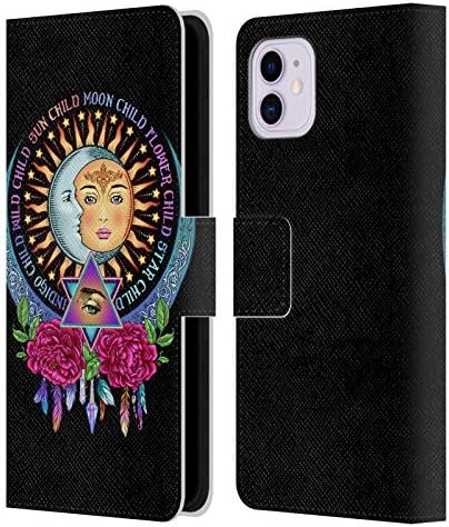 Glava Case Designs zvanično licencirani Brigid Ashwood Namastea Bohemian Vibe kožna knjiga novčanik poklopac kompatibilan sa Apple