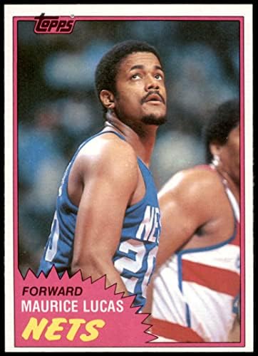 1981 TOPPS # 79 E Maurice Lucas New Jersey Nets NM Mreže Marquette