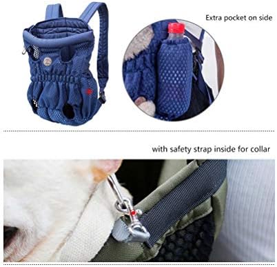 DuoLmi ruksak za kućne ljubimce, podesivi putni ruksak za kućne ljubimce, noge van, jednostavan za putovanje planinarskim kampovanjem za male pse mačke štenci, ArmyGreen