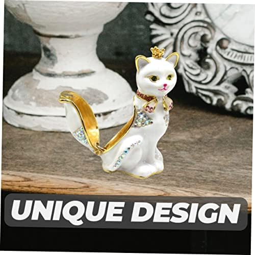 Cabilock 3pcs Kutija Vanity Decor Vintage Decor zvona za odlaganje nakita Sundries Organizer FENG SHUI CAT figurice Nakit Organizovanje