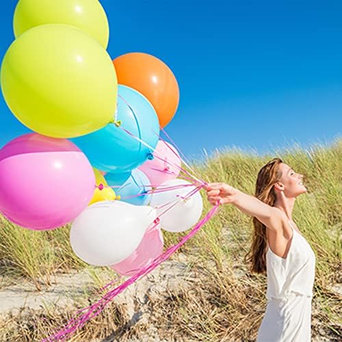 120 Rainbow Balloon Set 12 inča, različiti baloni od lateksa u boji napravljeni od jakog raznobojnog lateksa za rođendanski tuš za