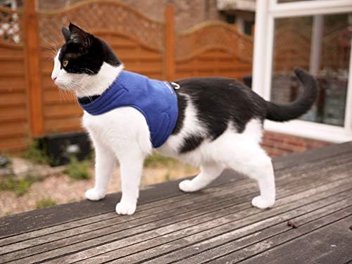 Mynwood Cat Jacket / Uprtač Plava Flisa Za Odrasle Mačke