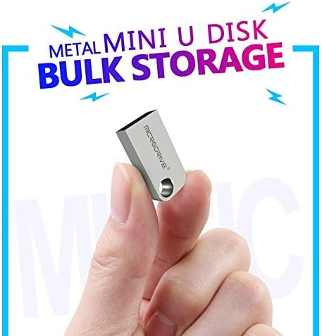 LuokangFan llkkff Computer Skladištenje podataka 16GB USB 2.0 mini polukružni metalni u disk