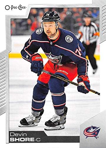 2020-21 O-pee-chee 252 Devin Shore Columbus Blue Jackets NHL hokejaška trgovačka kartica